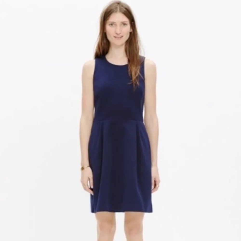 Madewell Navy Blue Sheath Dress